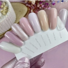 CLARESA Hard & Easy ehitusgeel French Pink  45g