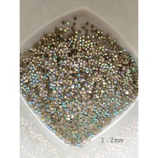 Crystal AB Gold klaasist kristallid SS3- suurus 1.2mm 1440tk