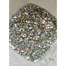 Crystal AB Silver klaasist kristallid SS5- suurus 1.7mm 1440tk