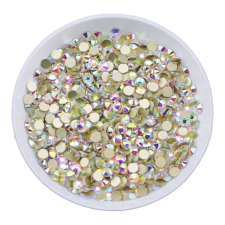 Crystal AB Gold klaasist kristallid mix suurused ss3- ss12 (u 500tk)