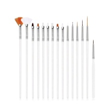 Küünepintslite komplekt 15 tükki